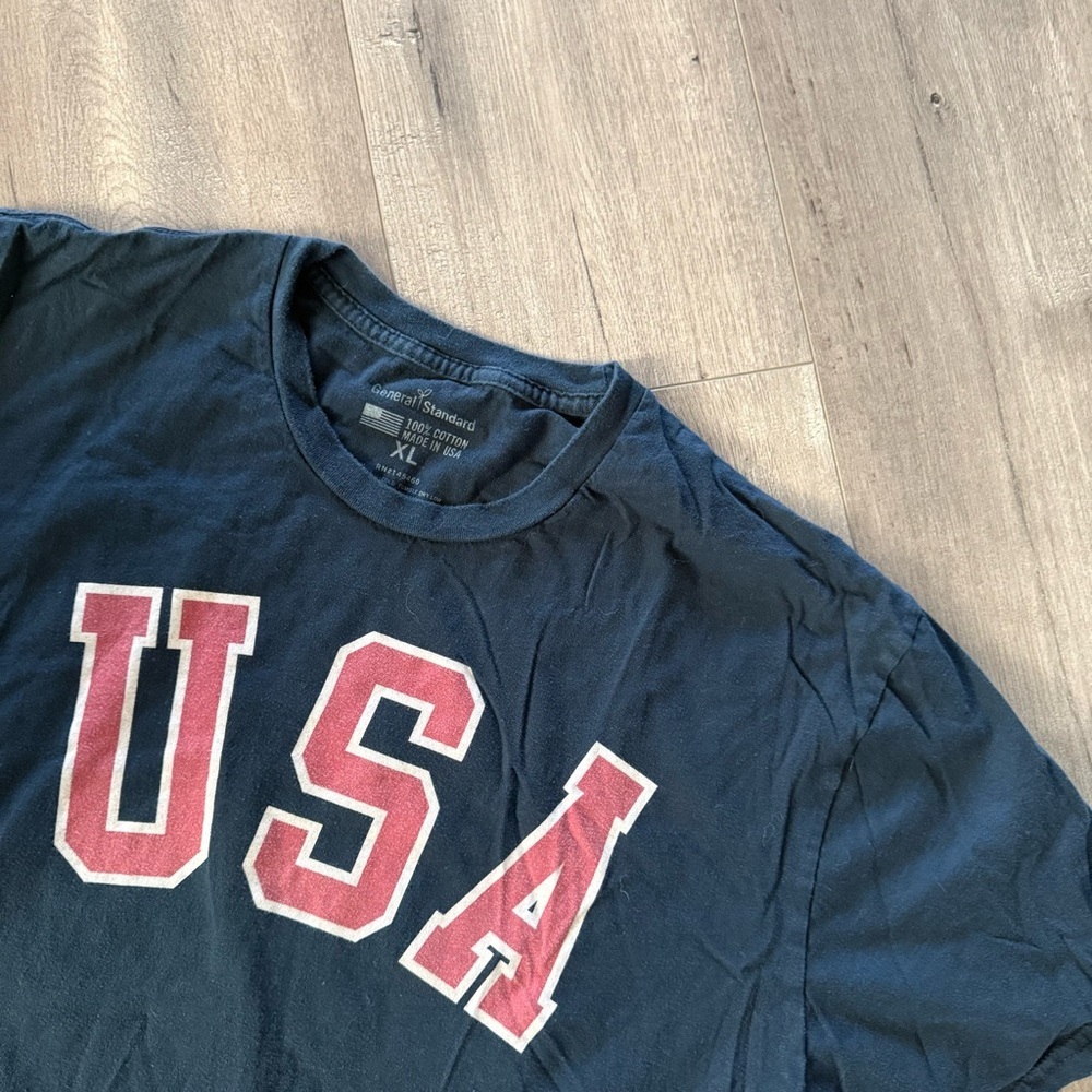 Men's General Standard USA Navy Blue Shirt - Picture 2 of 2